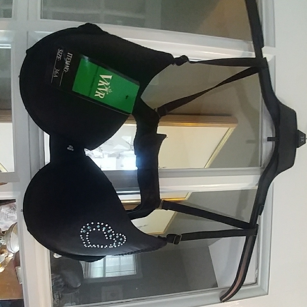 VKVR Bra Size 36 A Black